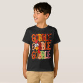 Gobble Gobble Funny Turkey Thanksgiving Women Girl Tシャツ (正面フル)