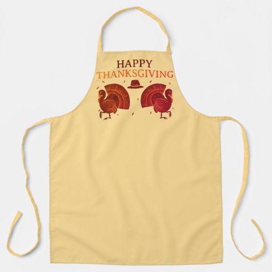 Gobble Gobble Thanksgiving Apron エプロン (正面)