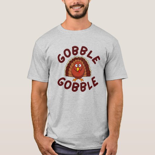 Gobble Gobble Thanksgiving T-Shirt Tシャツ (正面)