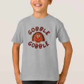 Gobble Gobble Thanksgiving T-Shirt Tシャツ (正面)