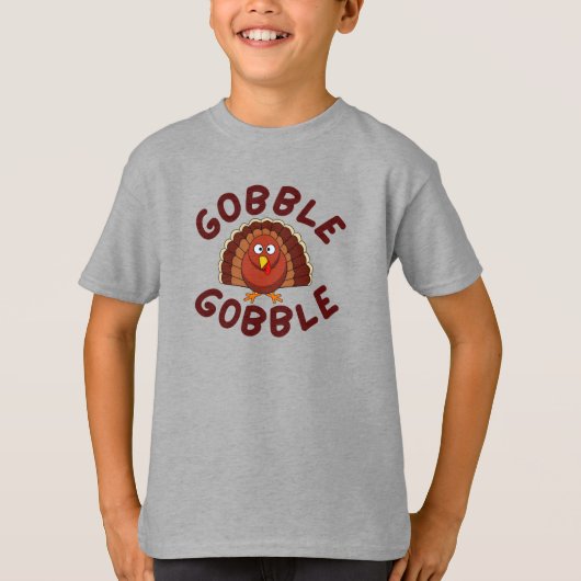 Gobble Gobble Thanksgiving T-Shirt Tシャツ (正面)