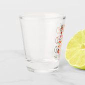 Gobble Gobble Till You Wobble Funny Thanksgiving ショットグラス (左)