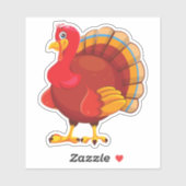 Gobble Gobble Till You Wobble Funny Thanksgiving シール (シート)
