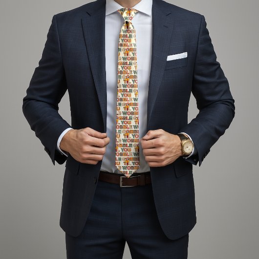 Gobble Gobble Till You Wobble Funny Thanksgiving ネクタイ