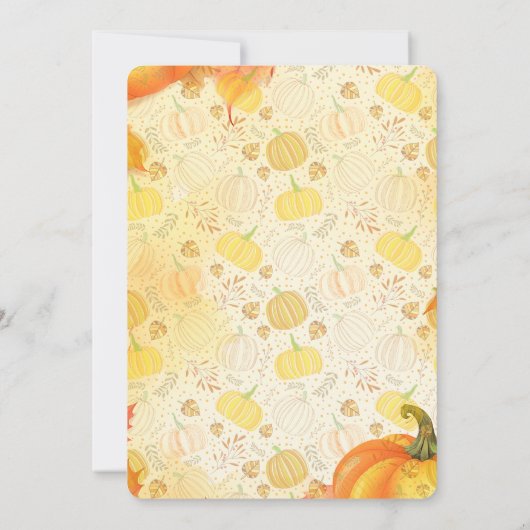 Gobble Gobble Till You Wobble Funny Thanksgiving 招待状 (裏面)