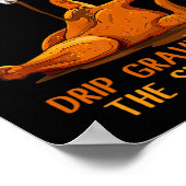 Gobble Me Thanksgiving Swallow Me Shirts ポスター (角)