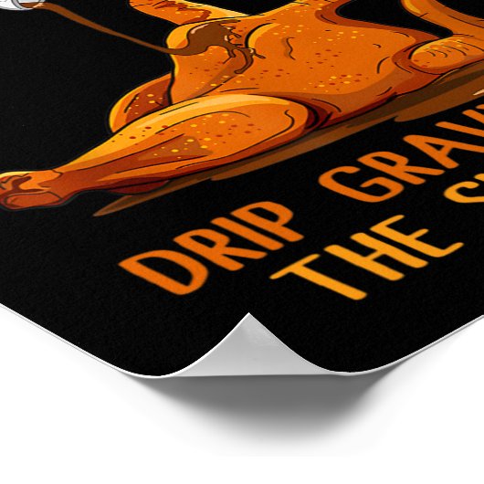 Gobble Me Thanksgiving Swallow Me Shirts ポスター (角)