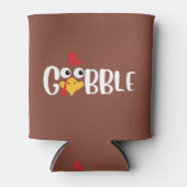 Gobble Thanksgiving Turkey 缶クーラー (正面)