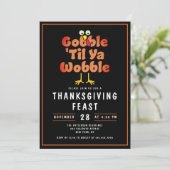Gobble 'Til Ya Wobble | 感謝祭のディナーフィースト 招待状 (スタンド正面)