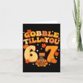 Gobble Till You 67 Thanksgiving Brainrot Meme Six  カード (正面)