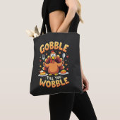 Gobble Till You Wobble トートバッグ (クローズアップ)