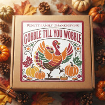 Gobble Till You Wobble ファミリーネームサンクスギビング