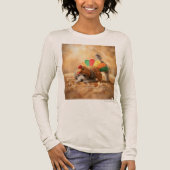 Gobble Till You Wobble - Thanksgiving Dog Mom Tee トライブレンドＴシャツ (正面)