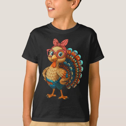 Gobble Turkey Day Happy Thanksgiving For Toddlers  Tシャツ (正面)