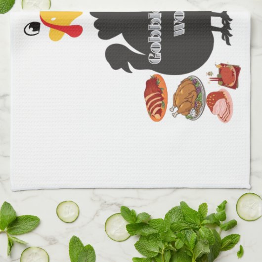 Gobble & Wobble キッチンタオル (折り畳み)