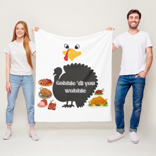 Gobble & Wobble  フリースブランケット (インサイチュ)