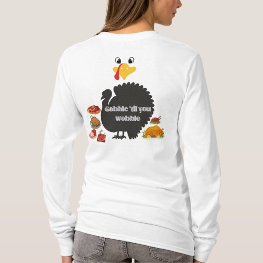 Gobble & Wobble Tシャツ (裏面)