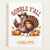 Gobbley'all westernthanksgiving プランナー手帳 (正面)