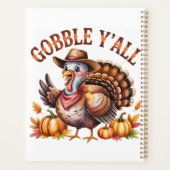 Gobbley'all westernthanksgiving  プランナー手帳 (裏面)