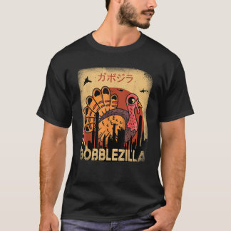 Gobblezilla七面鳥Tシャツ Tシャツ