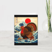 Gobblezilla Turkey Funny Thanksgiving For Men Wome カード (正面)