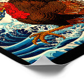 Gobblezilla Turkey Funny Thanksgiving For Men Wome ポスター (角)