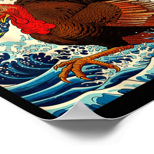 Gobblezilla Turkey Funny Thanksgiving For Men Wome ポスター (角)