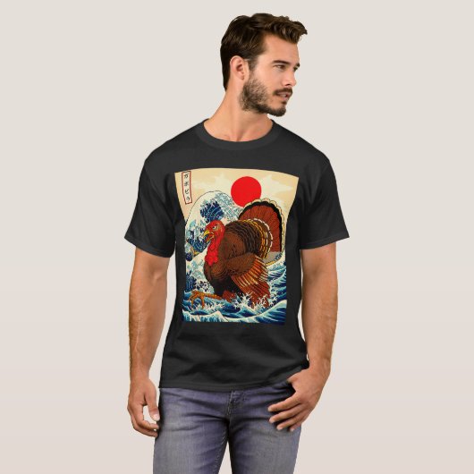 Gobblezilla Turkey Funny Thanksgiving For Men Wome Tシャツ (正面フル)