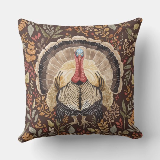 Gobbling Good Times Turkey ,Thanksgiving Pattern クッション (裏面)