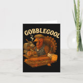 Gobbol Turkey Thanksgiving カード (正面)