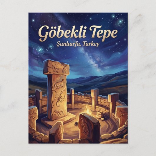 Göbekli Tepe Turkey ポストカード (正面)