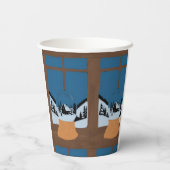 Gobelet en Papier Hivernal - Boule à Neige 紙コップ (裏面)