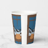 Gobelet en Papier Hivernal - Boule à Neige 紙コップ (右)