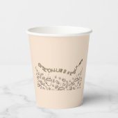 Gobelets En Papier Bon café! 紙コップ (裏面)