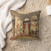 GobelinのタペストリーIのLinderhofの城、ドイツ クッション (ブランケット)