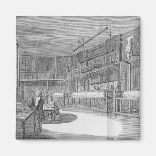 Gobelin workshop, from the 'Encyclopedia' by Deni マグネット (正面)