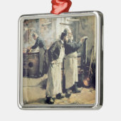 Gobelinsの染まる研修会、19世紀 メタルオーナメント (左)