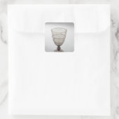 Goblet by Jacopo Verzelini, 1586 スクエアシール (バッグ)