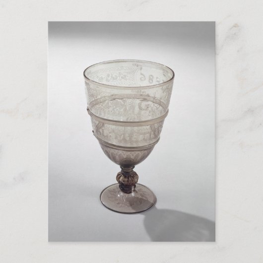 Goblet by Jacopo Verzelini, 1586 ポストカード (正面)