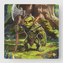 Goblin guardian of the forest. スクエア壁時計