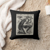 Goblin Mode Goblincore Fairycore Medieval Grunge クッション (ブランケット)