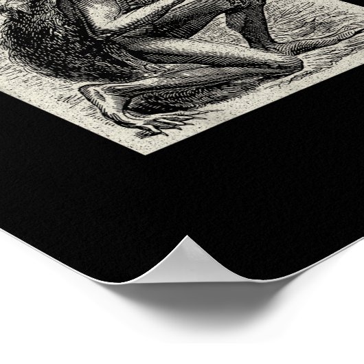 Goblin Mode Goblincore Fairycore Medieval Grunge ポスター (角)