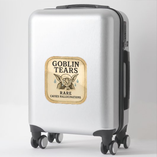 Goblin Tears - Halloween Apothecary Label シール (スーツケース)