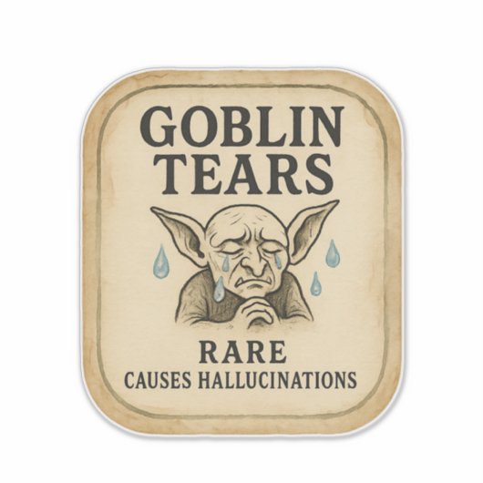 Goblin Tears - Halloween Apothecary Label シール (正面)