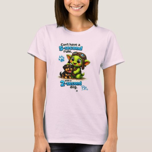 Goblinantics™ Pip™ & The Two‑Second Pup - Tシャツ (正面)