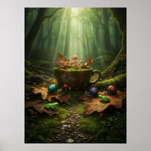 Goblincore Decayed Serenity Poster ポスター (正面)