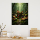 Goblincore Decayed Serenity Poster ポスター (キッチン)