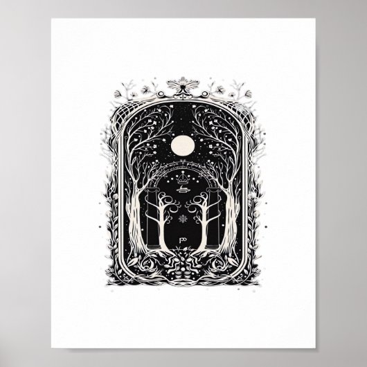 Goblincore Fantasy Gate To  Classic ポスター (正面)