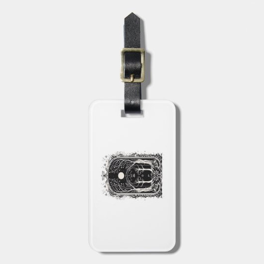 Goblincore Fantasy Gate To  Classic ラゲッジタグ (正面縦)