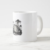 Goblincore Frog Minimal Classic Design ジャンボコーヒーマグカップ (正面右)